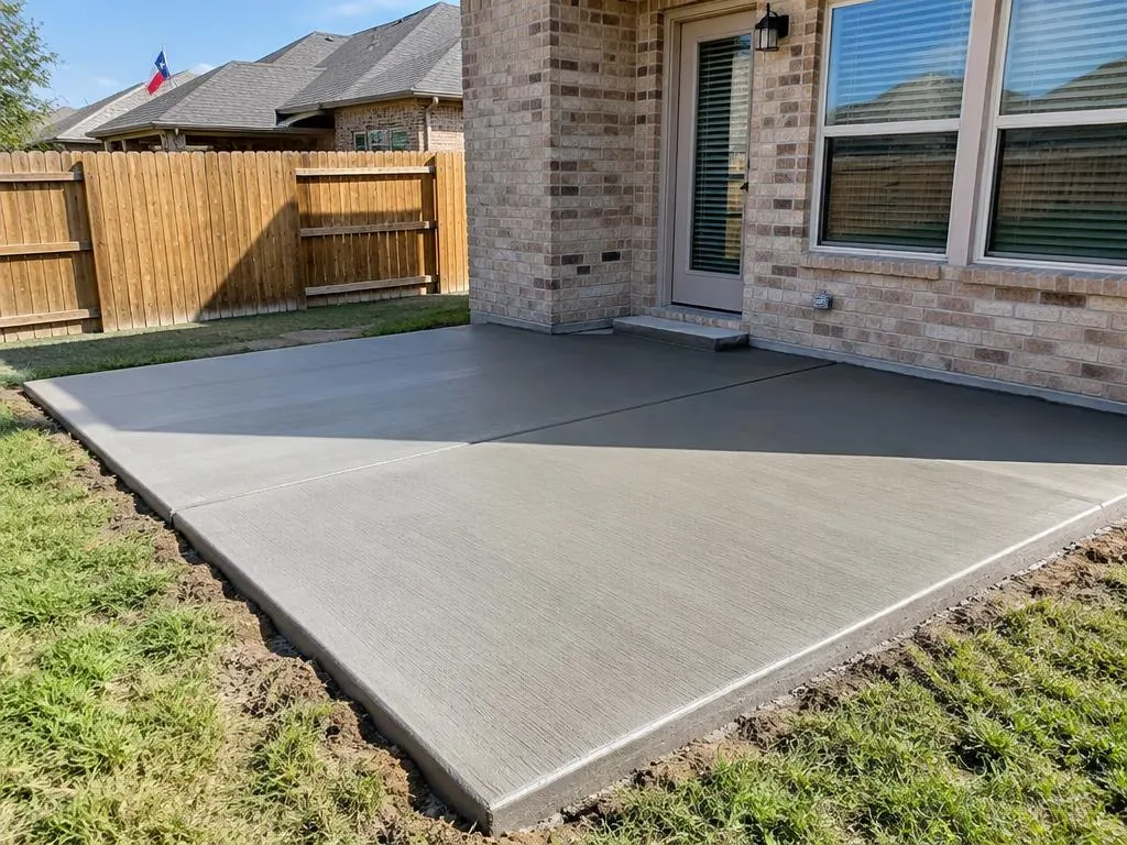 Concrete patios